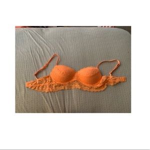 Orange Lace Bra - Xhilaration